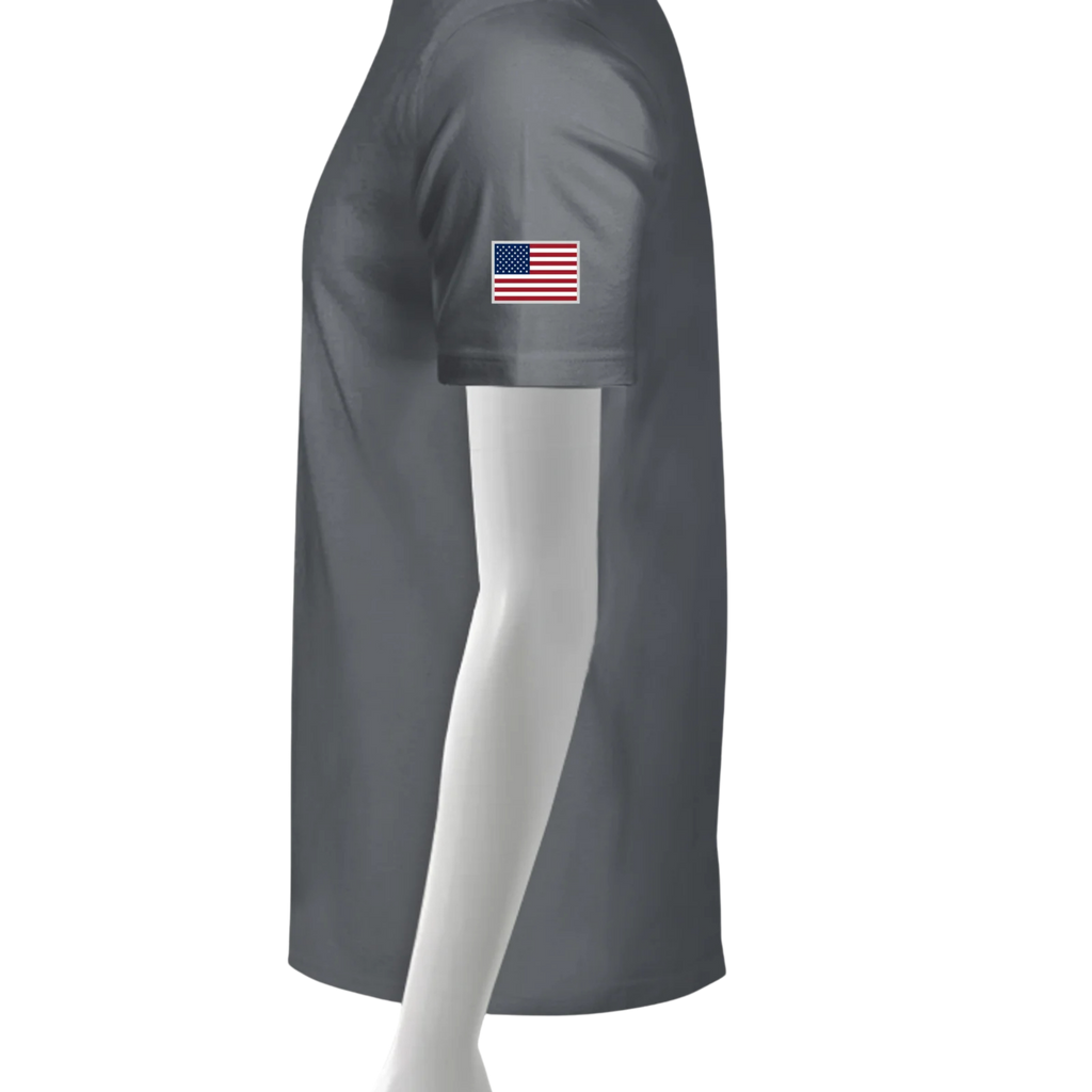 LIV 4 Patriotic and USA Flag - Men's Performance UV Protection Crew Neck T-Shirt