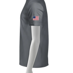 LIV 4 Patriotic and USA Flag - Men's Performance UV Protection Crew Neck T-Shirt