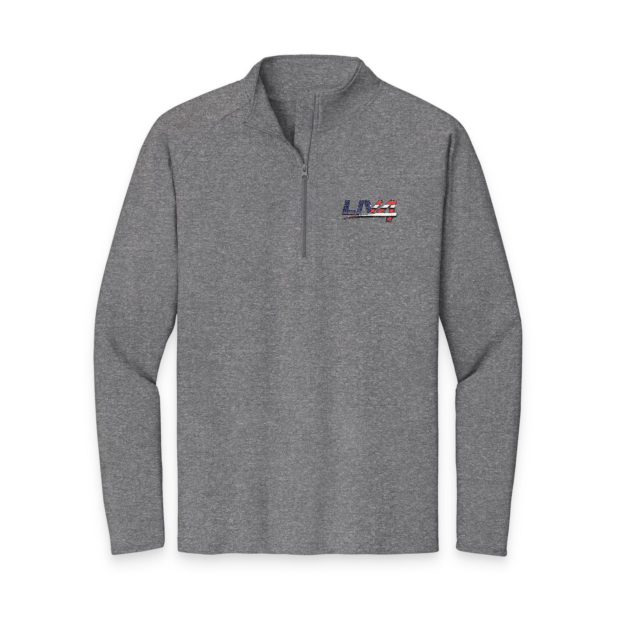 LIV 4 Embroidered Patriotic Men's Performance Lightweight Quarter-Zip | UPF 50