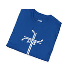 LIV 4 Hockey Cross Unisex Lightweight T-Shirt | White Letter