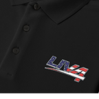 LIV 4 Patriotic Embroidered Men's Performance Polo | Lightweight UPF 50