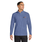 LIV 4 Embroidered Patriotic Men's Performance Lightweight Quarter-Zip | UPF 50