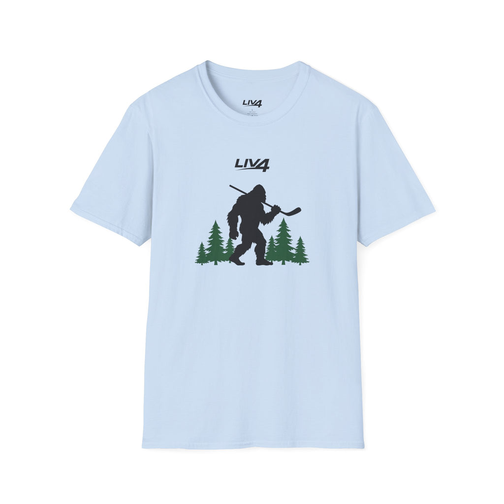 LIV 4 Sasquatch Hockey Unisex Lightweight T-Shirt