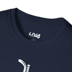 LIV 4 Hockey Cross Unisex Lightweight T-Shirt | White Letter