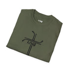 LIV 4 Hockey Cross Unisex Lightweight T-Shirt | Black Letter