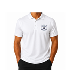 LIV 4 Crossed Golf Clubs Embroidered Men's Performance Polo | Lightweight UPF 50