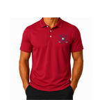 LIV 4 Crossed Golf Clubs Embroidered Men's Performance Polo | Lightweight UPF 50