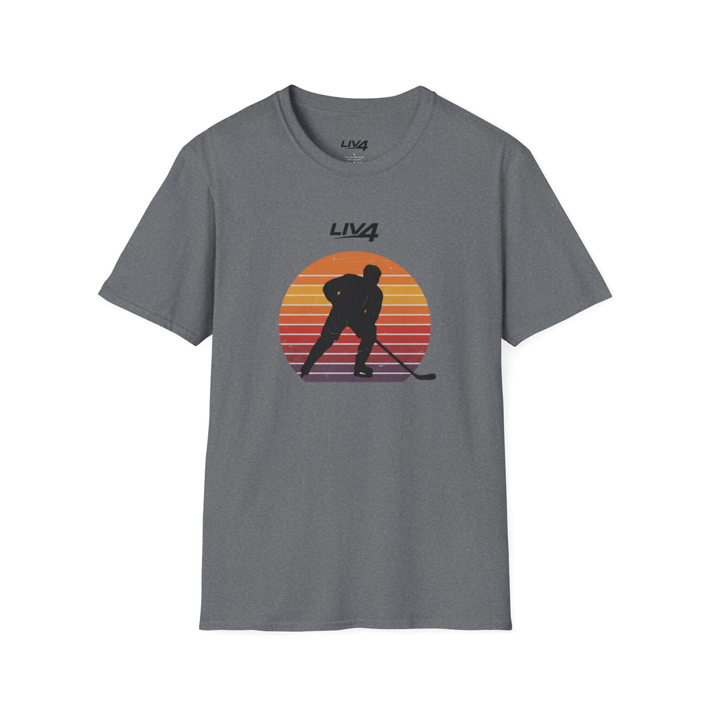 LIV 4 Sunset Hockey Unisex Lightweight T-Shirt