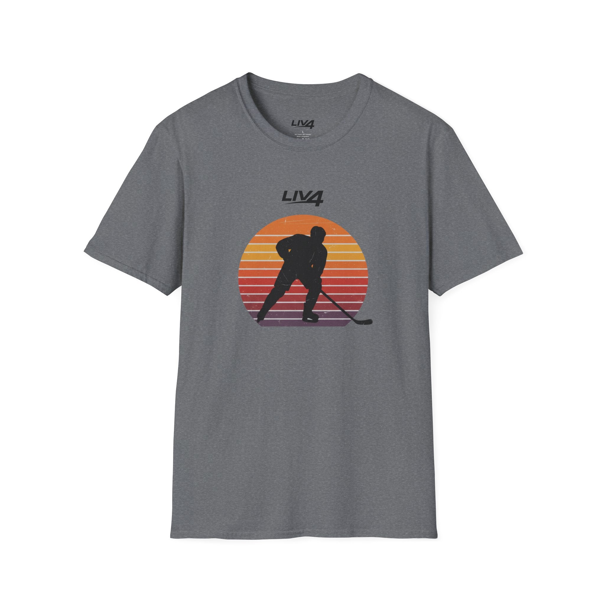 LIV 4 Sunset Hockey Unisex Lightweight T-Shirt
