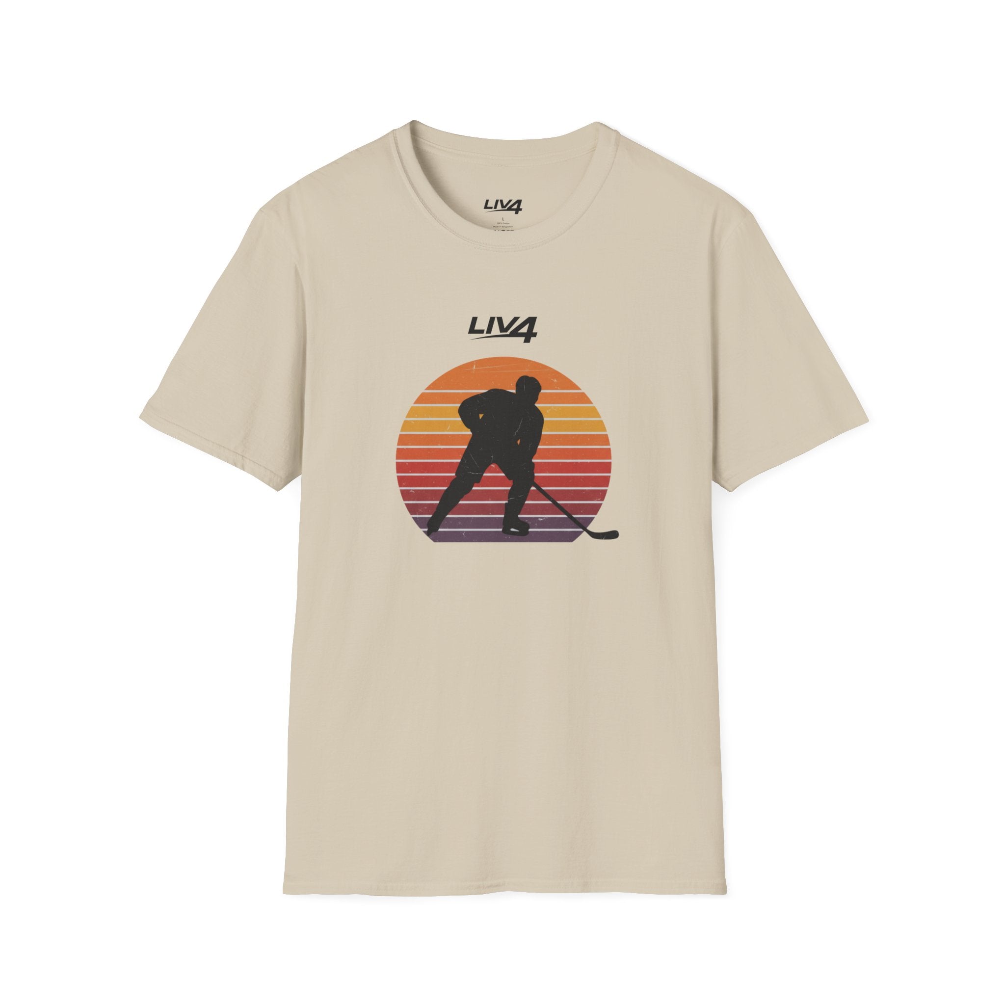 LIV 4 Sunset Hockey Unisex Lightweight T-Shirt