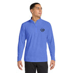 LIV 4 Lacrosse Embroidered Men's Performance Lightweight Quarter-Zip | Moisture Wicking