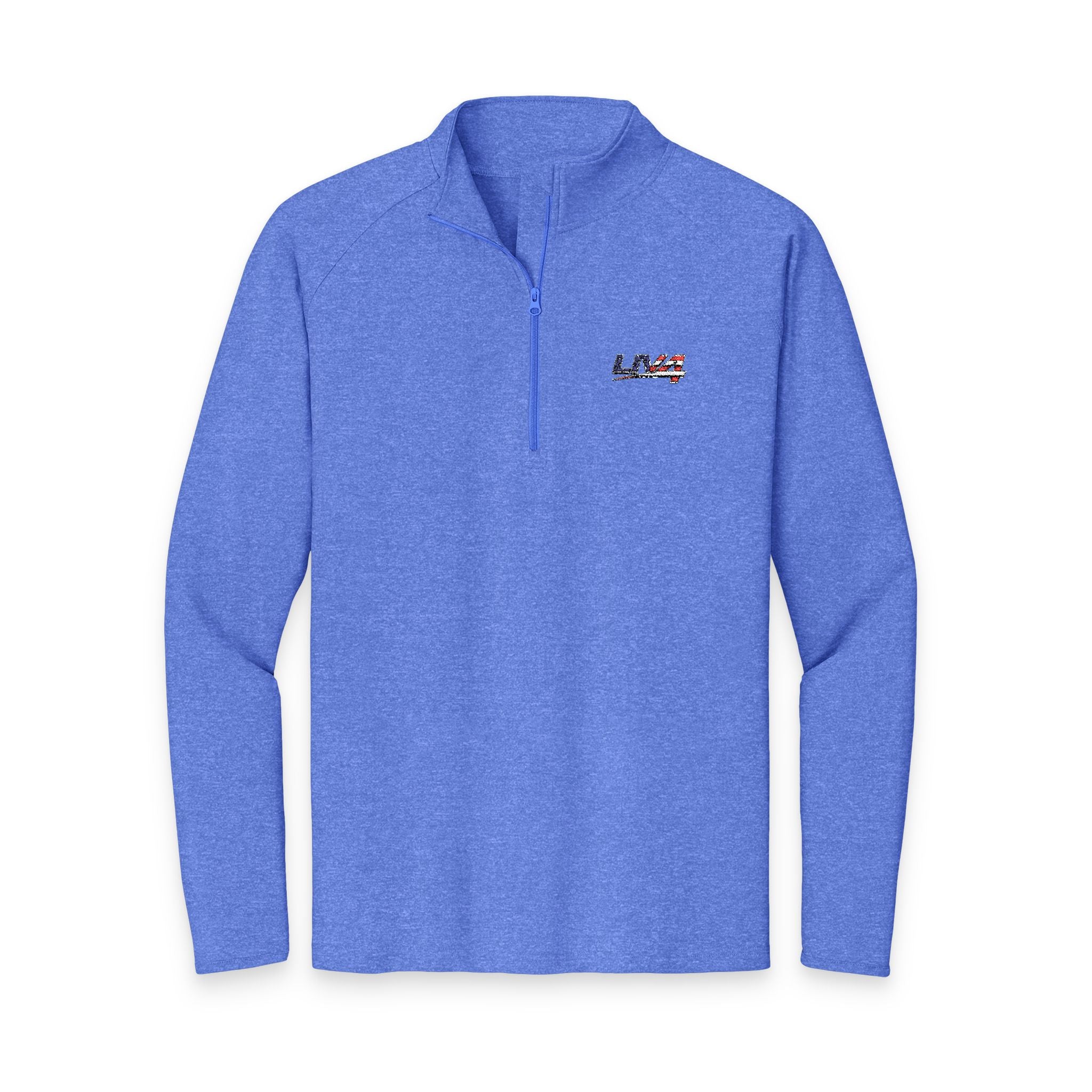LIV 4 Embroidered Patriotic Unisex Premium Quarter-Zip | Moisture Wicking