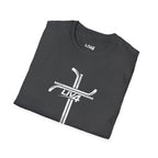 LIV 4 Hockey Cross Unisex Lightweight T-Shirt | White Letter