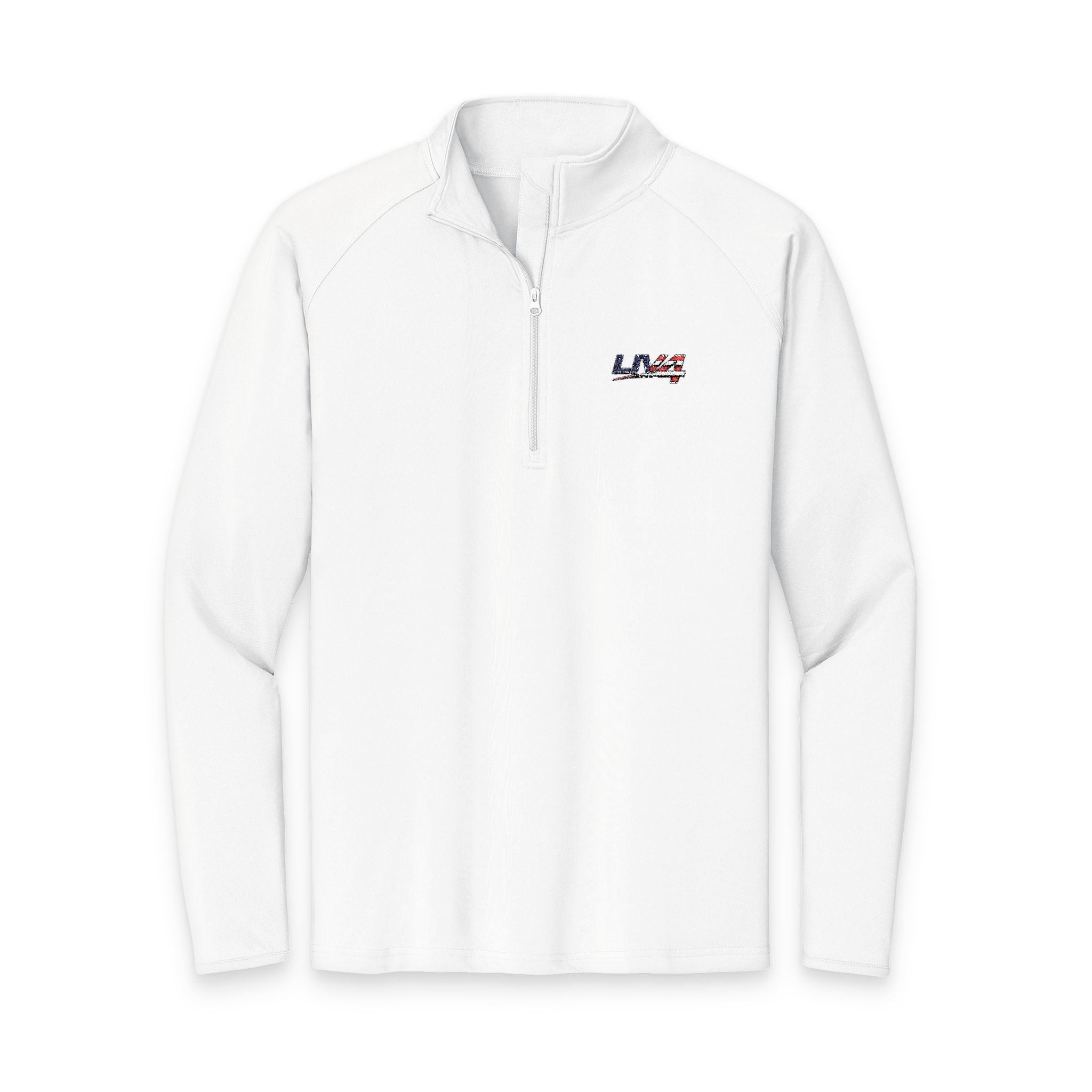 LIV 4 Embroidered Patriotic Unisex Premium Quarter-Zip | Moisture Wicking