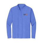 LIV 4 Embroidered Patriotic Men's Performance Lightweight Quarter-Zip | UPF 50