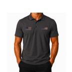 LIV 4 Patriotic Golf Clubs Flag Embroidered Men's Performance Polo | Lightweight UPF 50