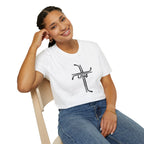 LIV 4 Hockey Cross Unisex Lightweight T-Shirt | Black Letter