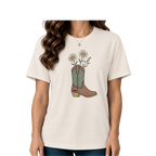 LIV 4 Cowboy Floral - Women's Relaxed T-Shirt
