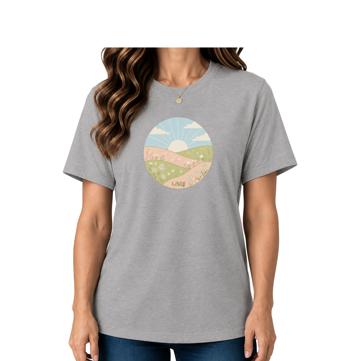 LIV 4 Daisy Sunrise - Women's Relaxed T-Shirt