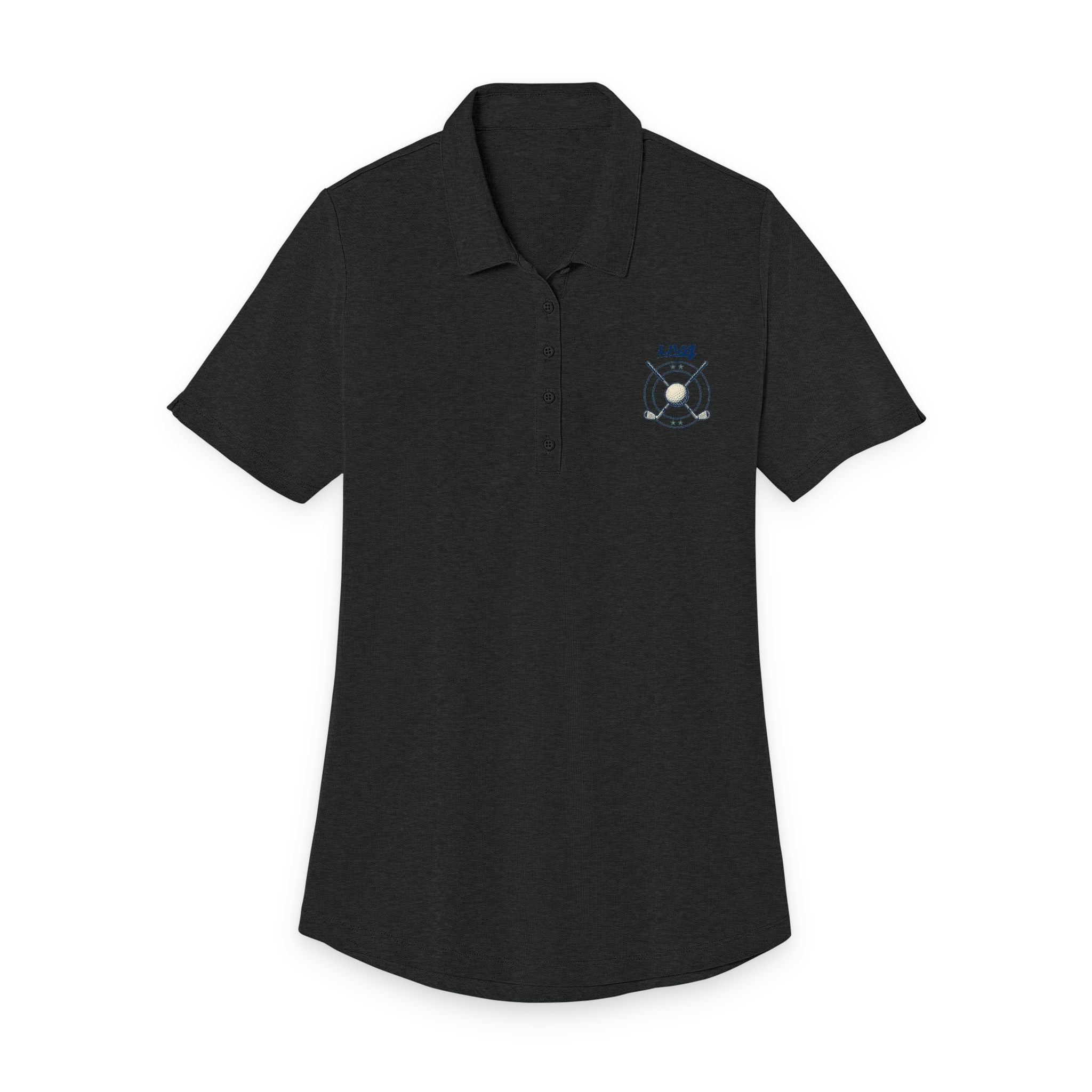 LIV 4 Women's Crossed Golf Clubs Polo