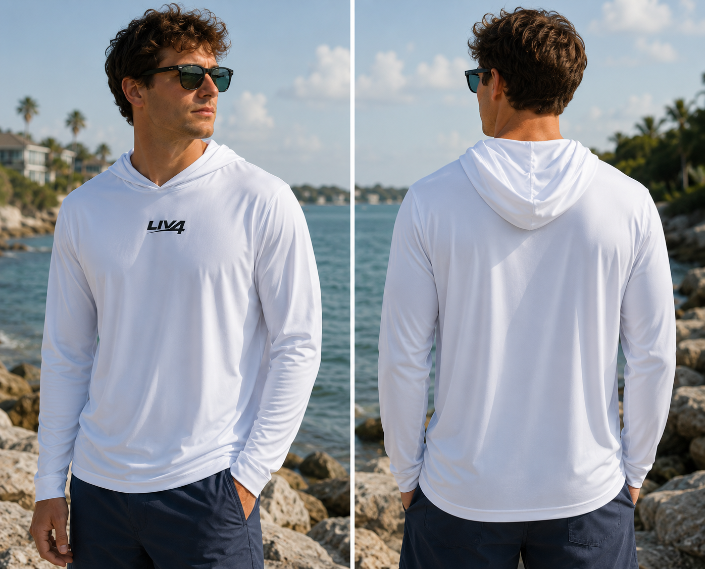 LIV 4 Lightweight Performance Sports Hoodie with UPF 50+