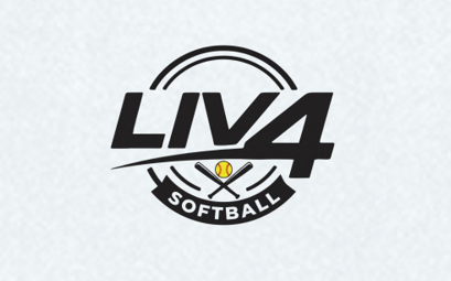 LIV 4 Softball and Bats Women's V-Neck Tank | Moisture Wicking