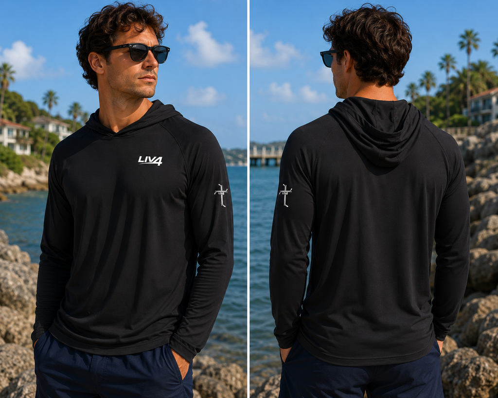 LIV 4 Hockey Cross Unisex Long Sleeve Hooded Pullover