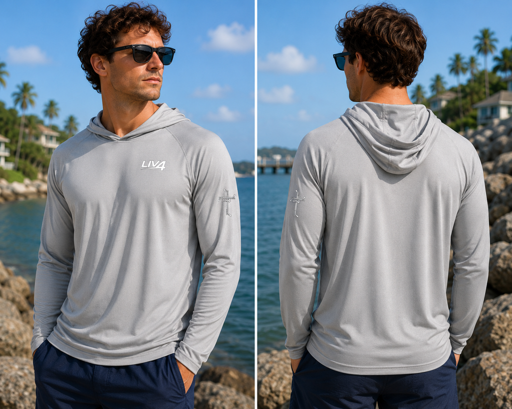 LIV 4 Hockey Cross Unisex Long Sleeve Hooded Pullover