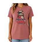 LIV 4 Softball Mama Powered by Freedom Women's Relaxed Soft Lightweight T-Shirt