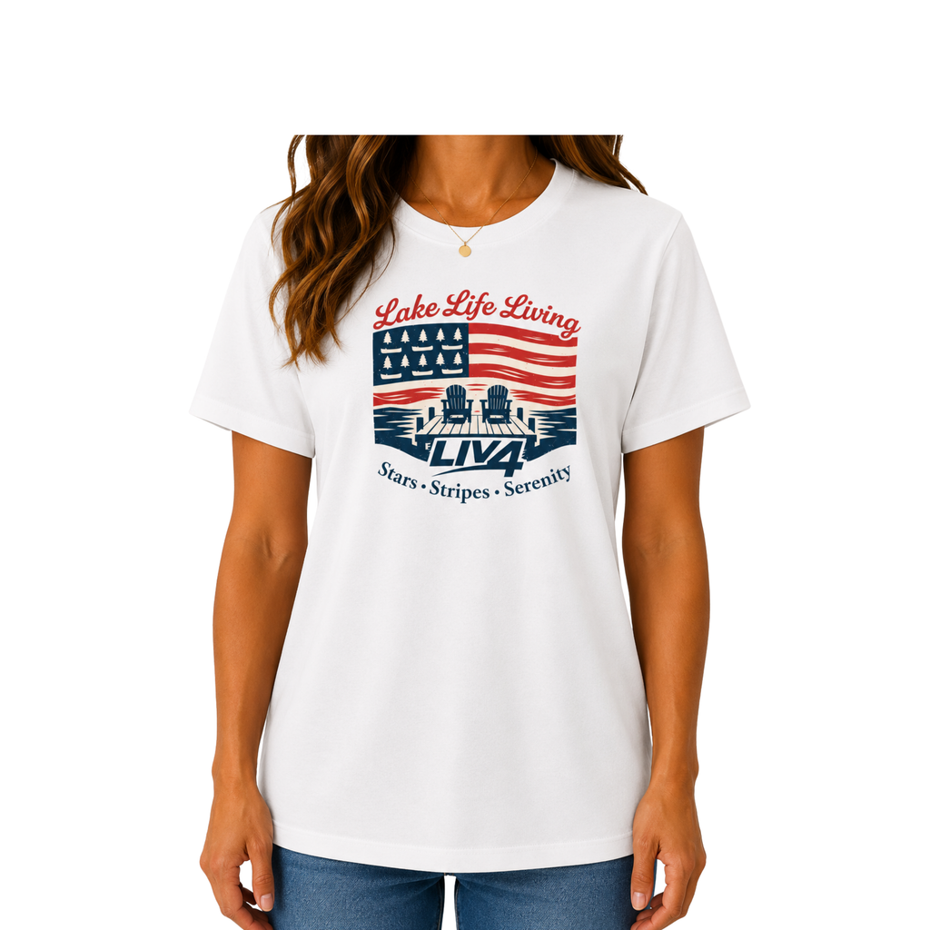 LIV 4 Lake Life Living - Women's Relaxed T-Shirt