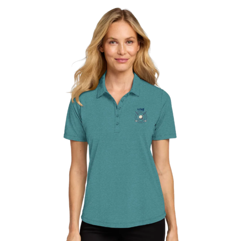 LIV 4 Women's Crossed Golf Clubs Polo