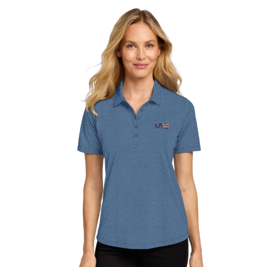 LIV 4 Embroidered Patriotic Women's Premium Polo
