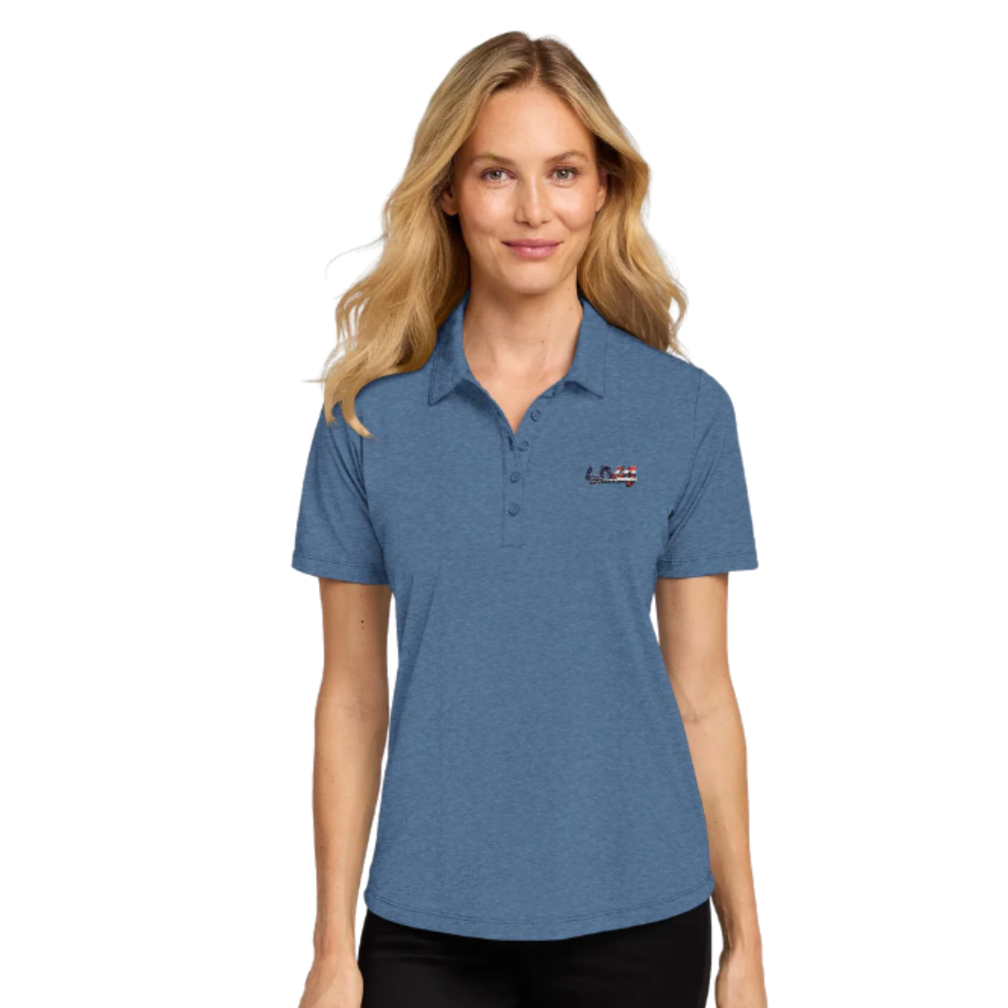 LIV 4 Embroidered Patriotic Women's Premium Polo