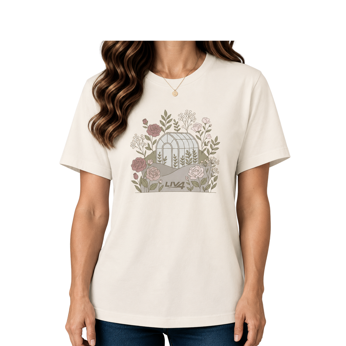 LIV 4 Rose Garden - Women's Relaxed T-Shirt