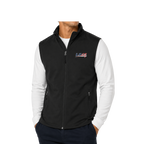 LIV 4 Embroidered Patriotic Men's Premium Soft Shell Vest | Wind-Resistant | Water-Repellent
