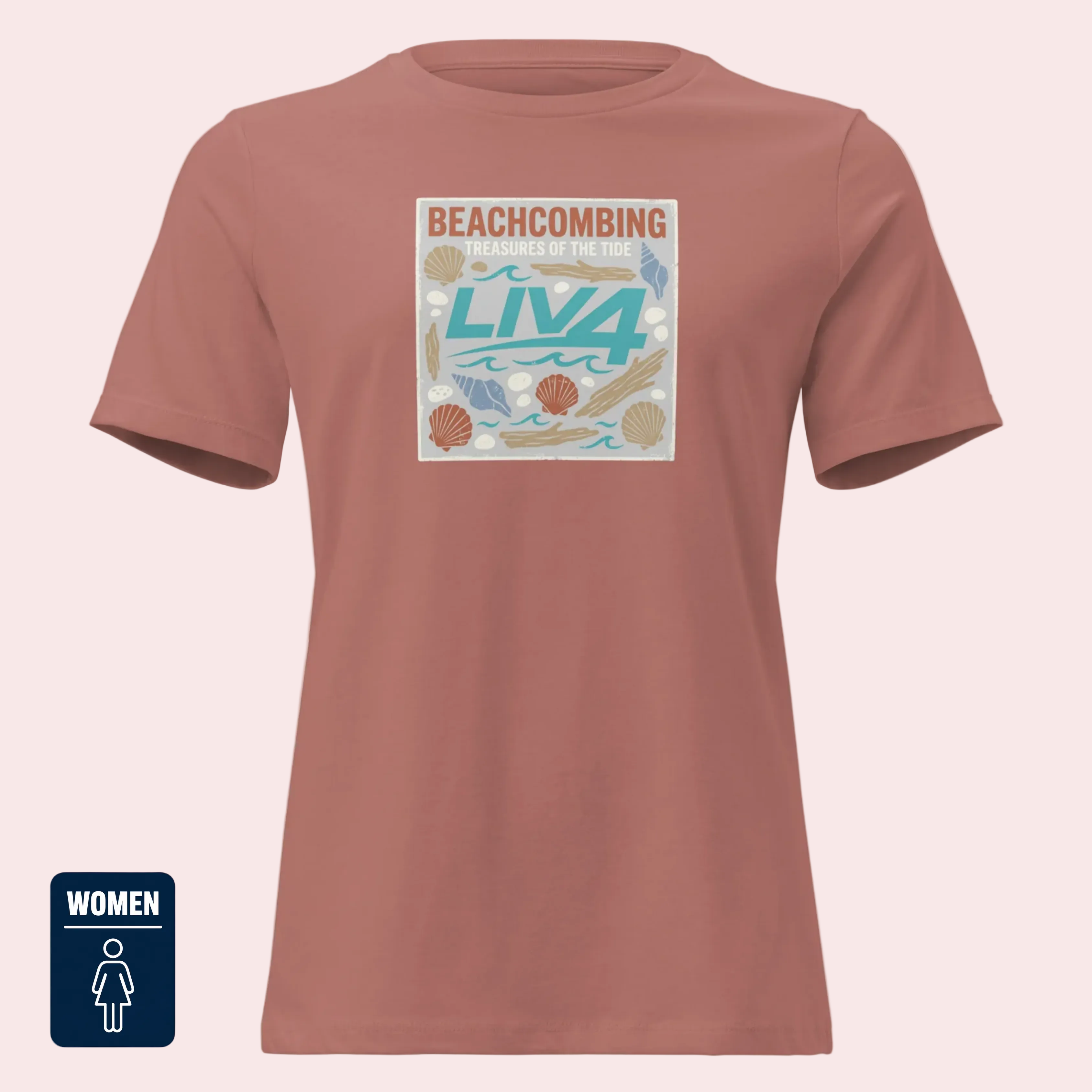 LIV 4 Beachcombing - Women's Relaxed T-Shirt