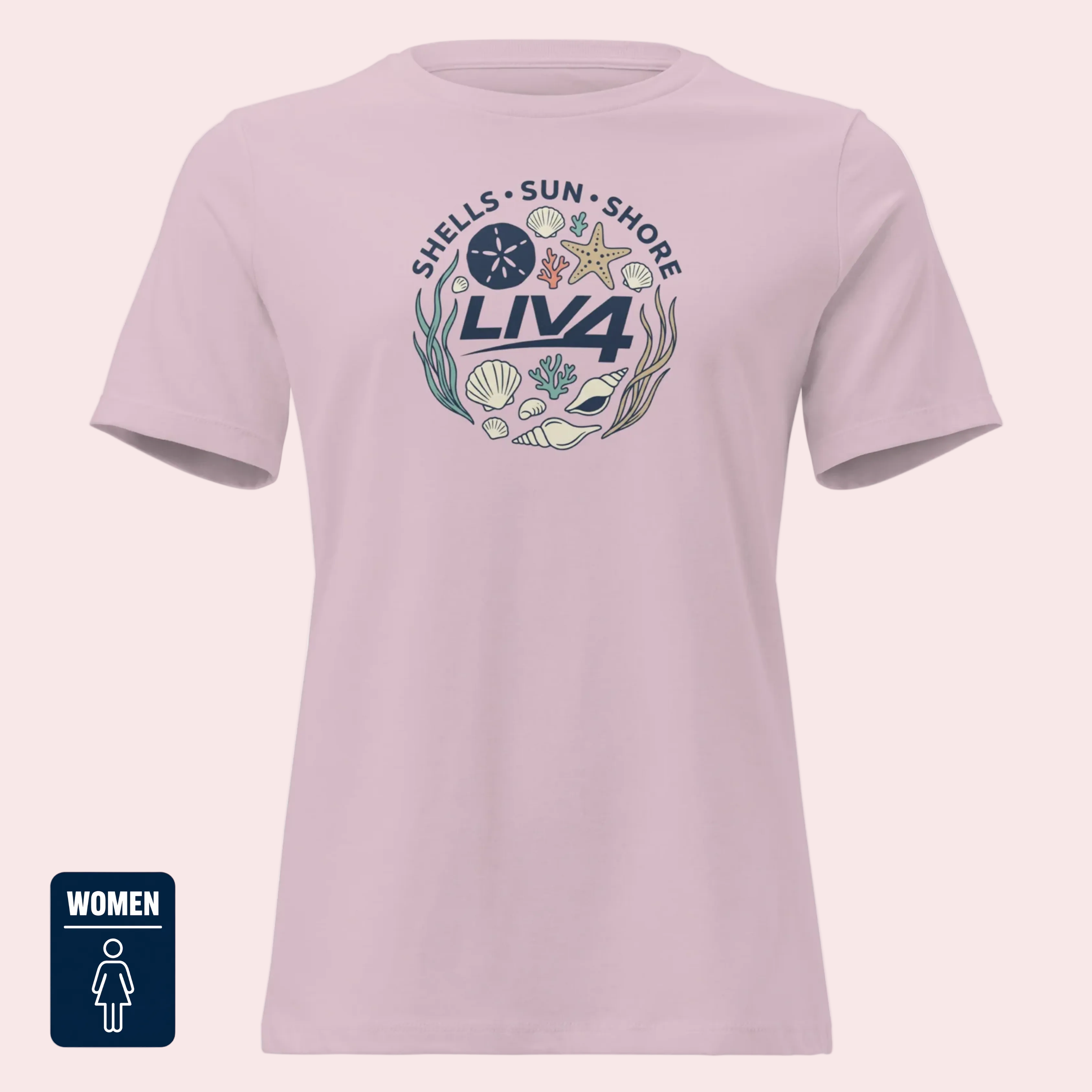 LIV 4 Shells Sun Shore - Women's Relaxed T-Shirt