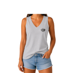 LIV 4 Baseball and Bats Women's V-Neck Tank | Moisture Wicking