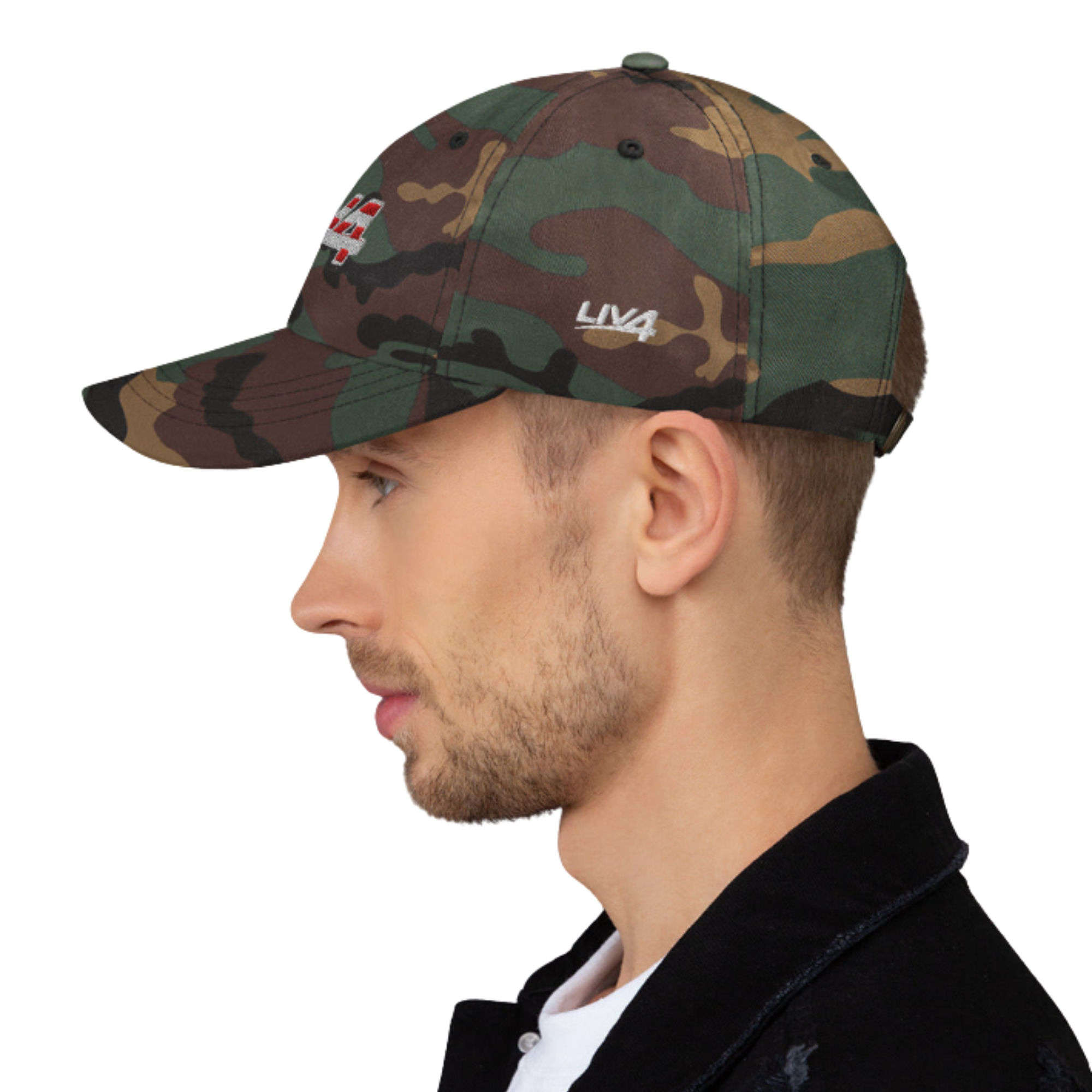LIV 4 Patriotic Embroidered Classic Dad Hat | Adjustable Strap
