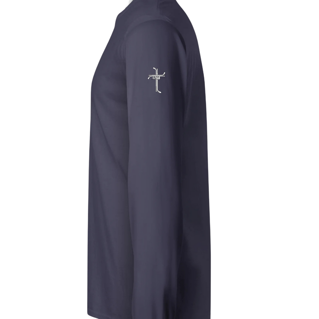 LIV 4 Hockey Cross Unisex Long Sleeve Hooded Pullover