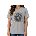 LIV 4 Floral Stamp - Women's Relaxed T-Shirt