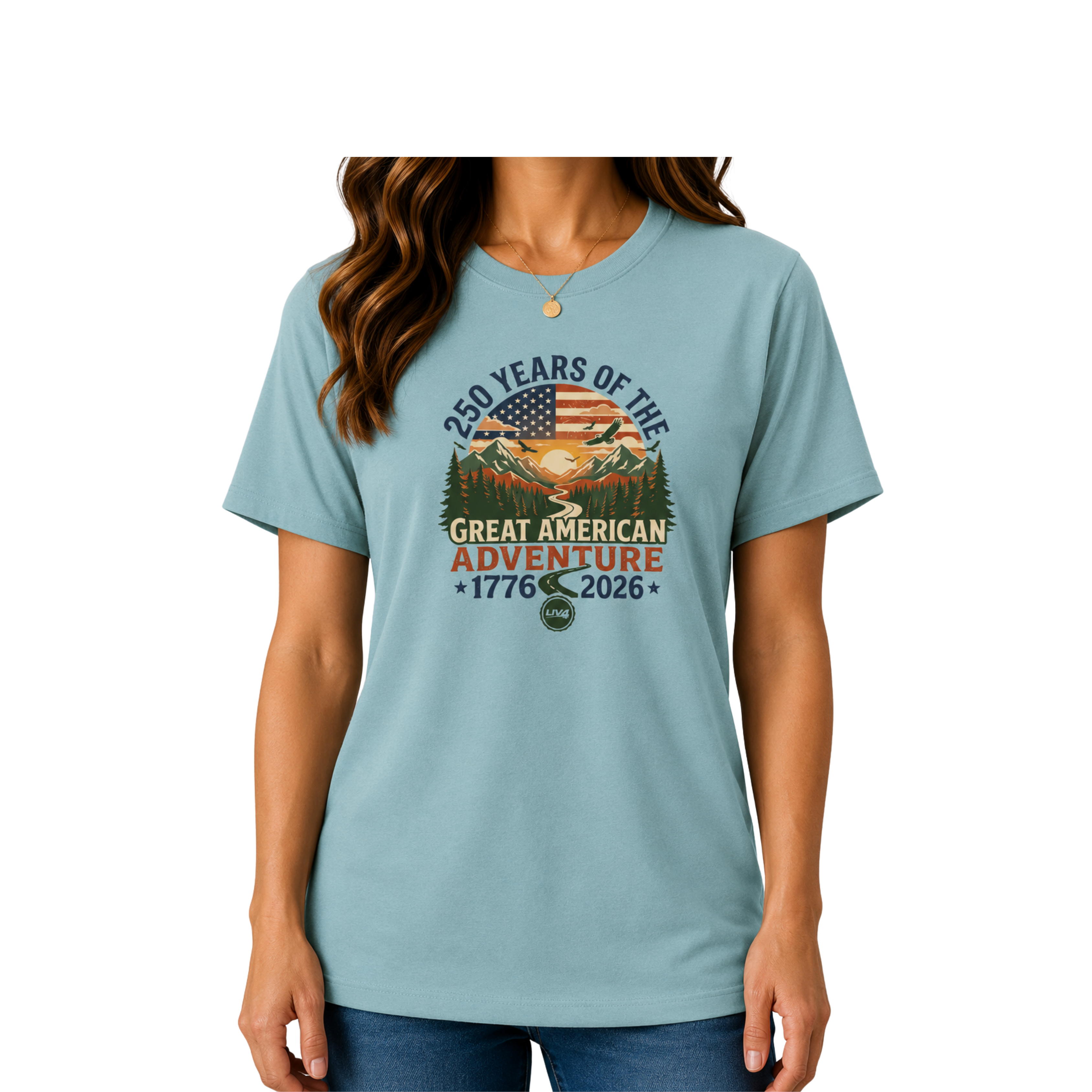 LIV 4 250 Years Great American Adventure - Women's Relaxed T-Shirt