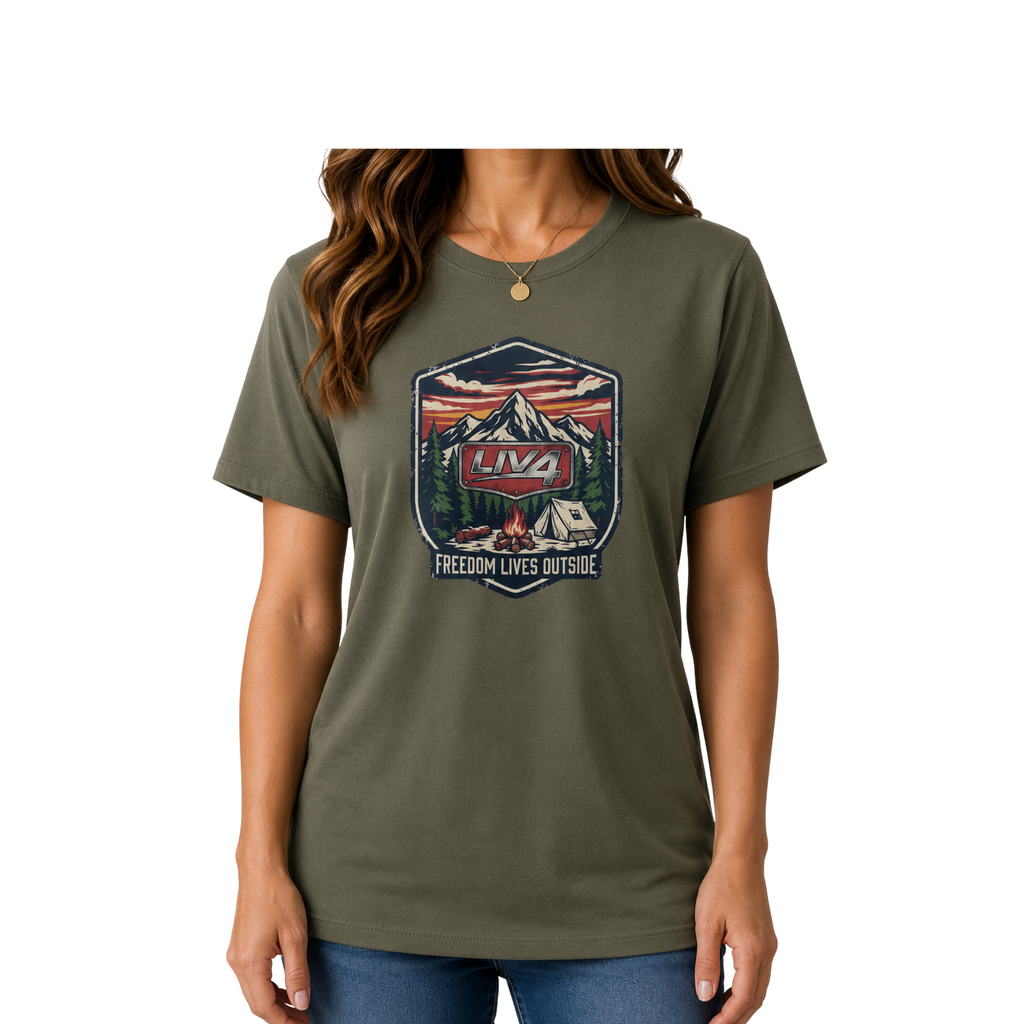 LIV 4 Freedom Lives Outside - Women's Relaxed T-Shirt