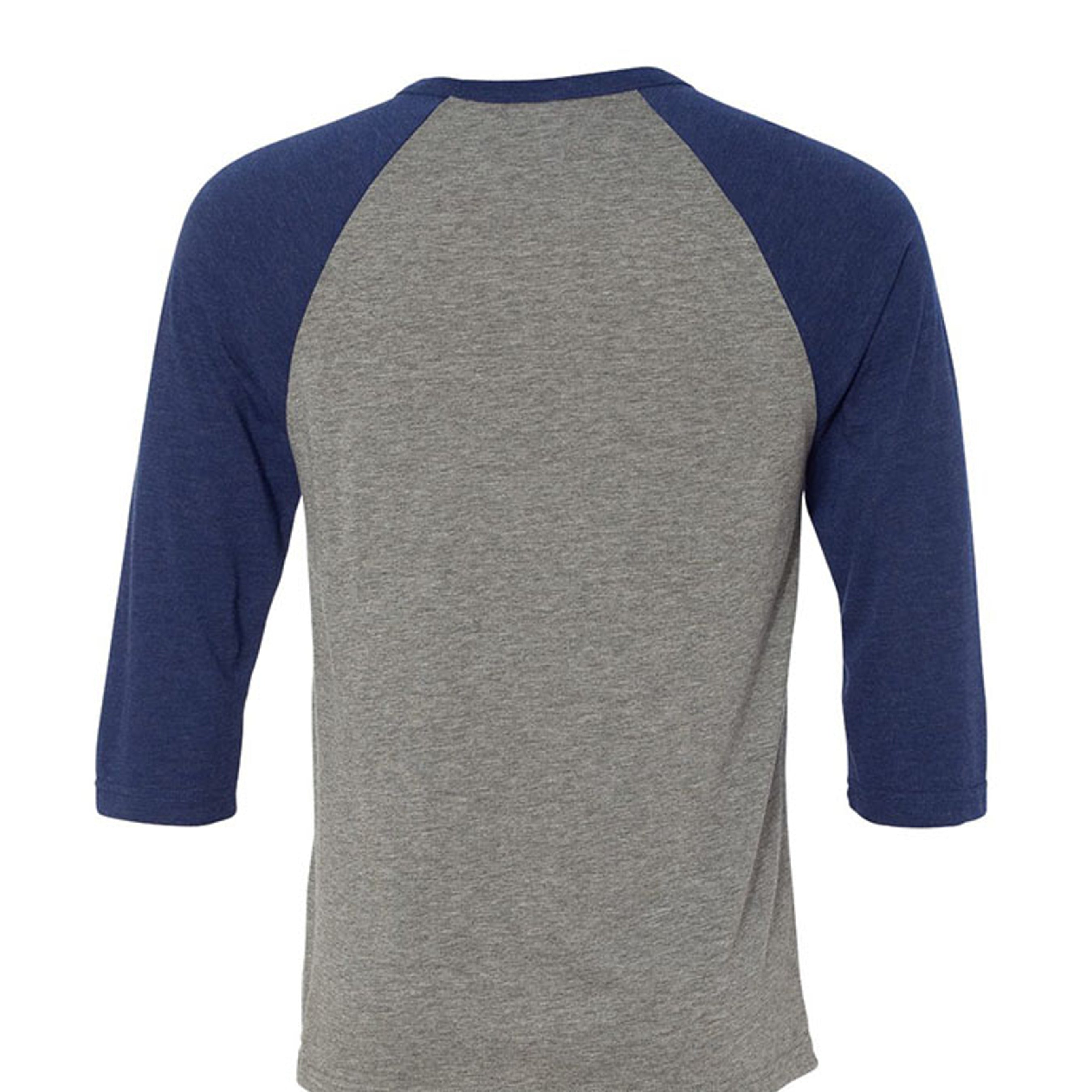 GREY/NAVY TRIBLEND - 3200 - BACK