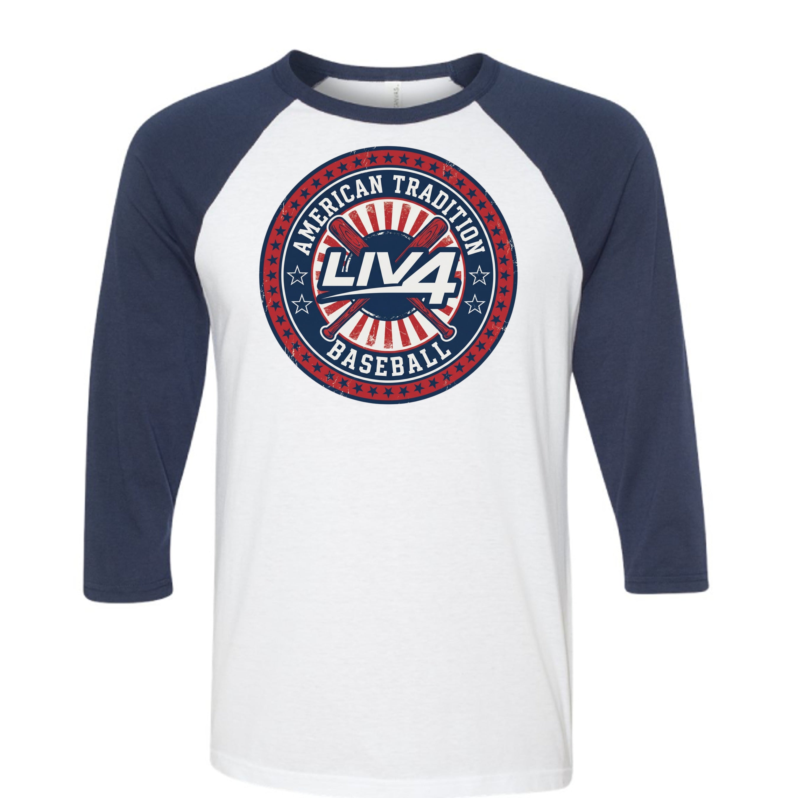 WHITE/NAVY - 3200 - FRONT