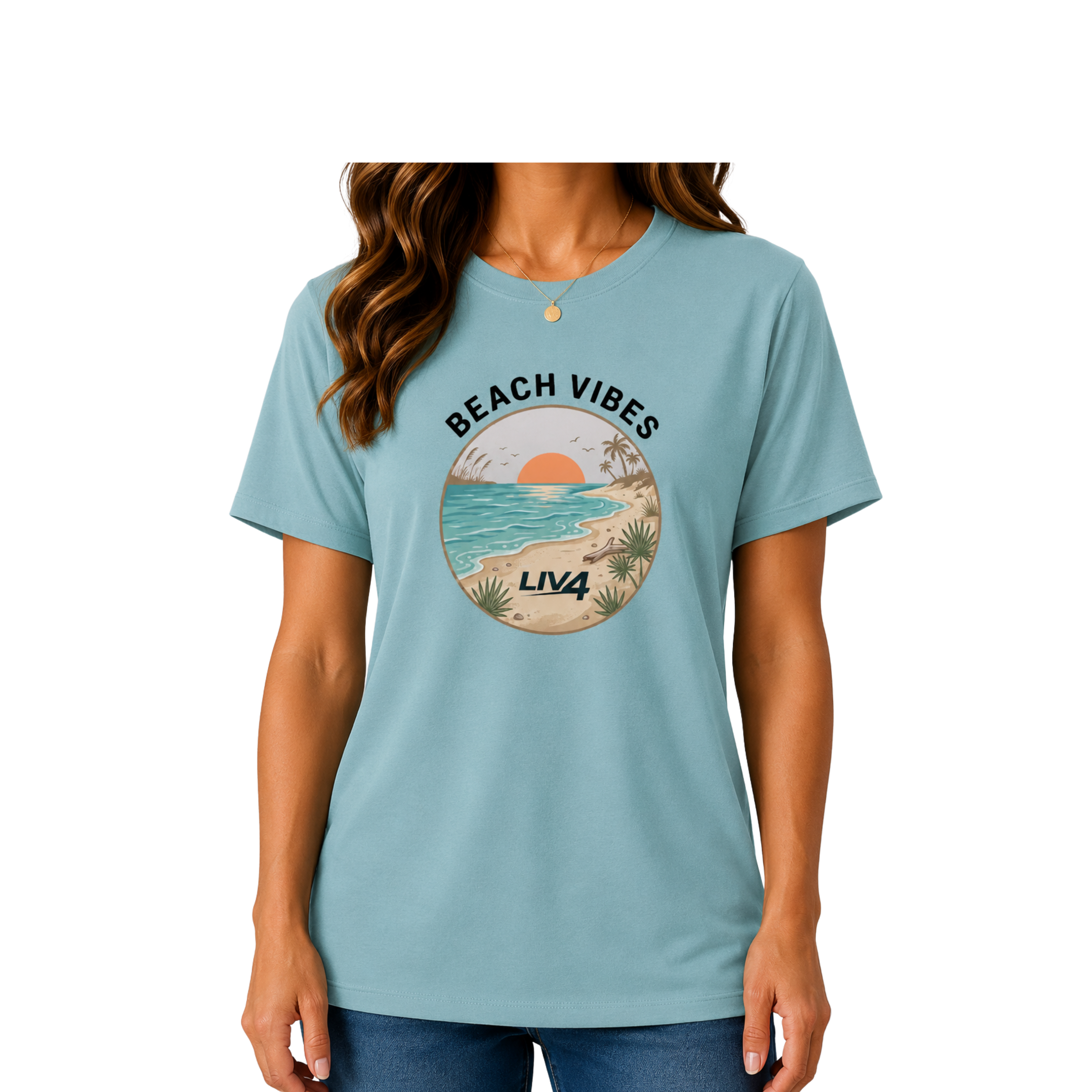 LIV 4 Beach Vibes - Women's Relaxed T-Shirt