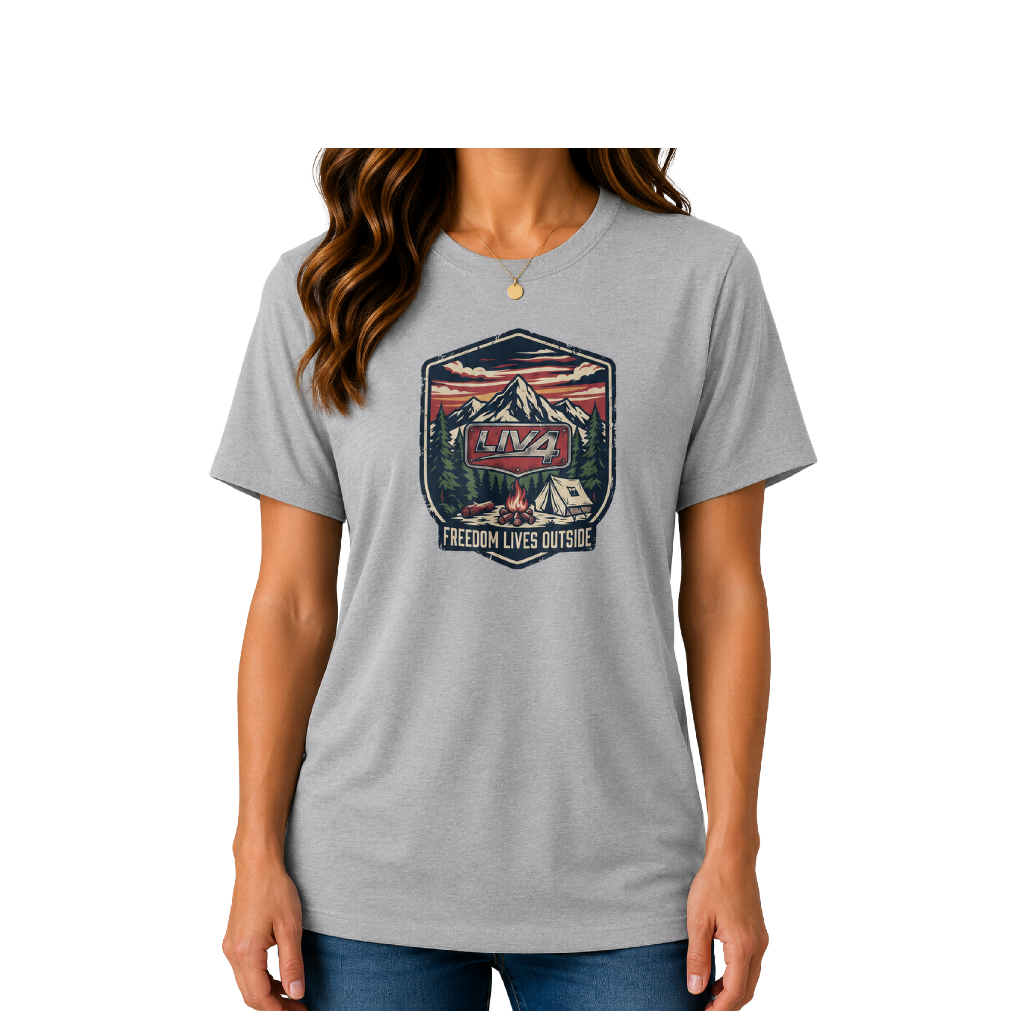 LIV 4 Freedom Lives Outside - Women's Relaxed T-Shirt