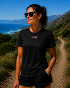 LIV 4 Patriotic Women's Performance UV Protection Crew Neck T-Shirt