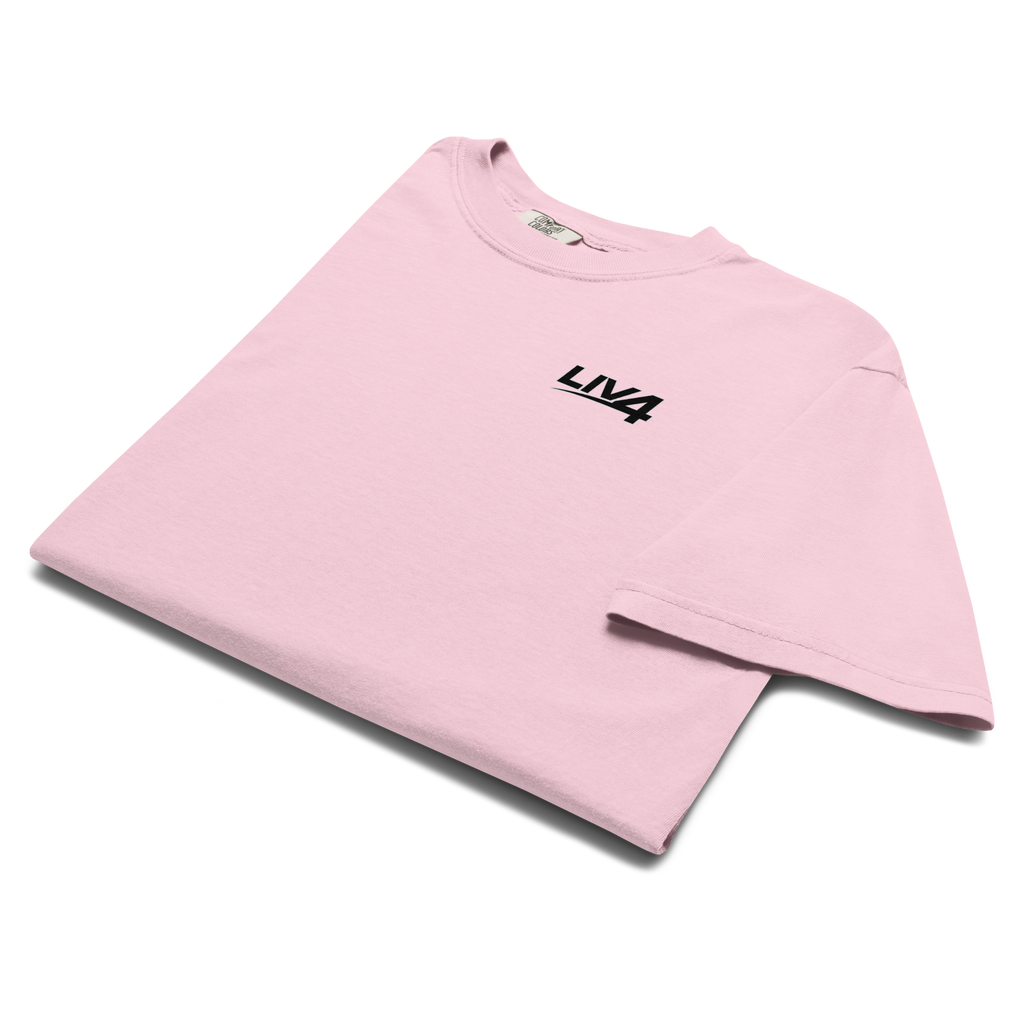 LIV 4 Unisex Soft Heavyweight T-Shirt | Black Logo