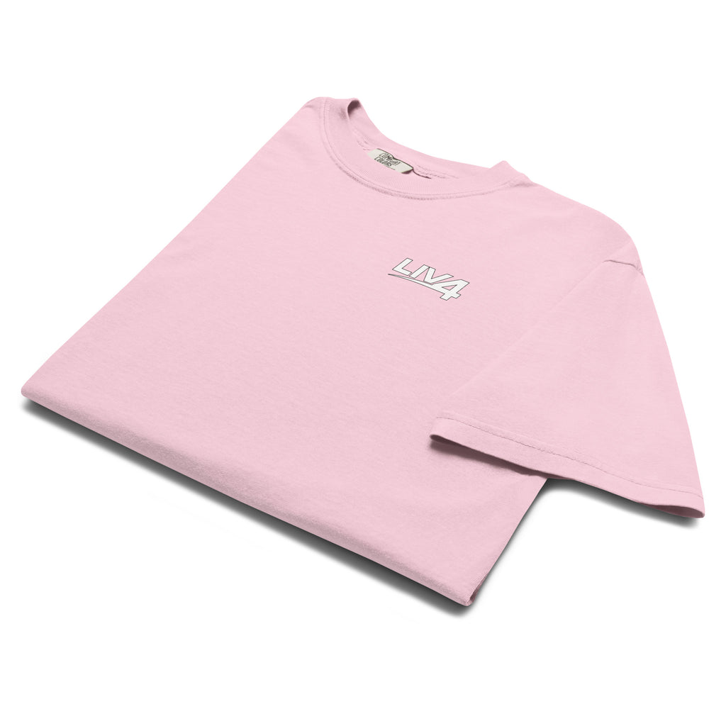 LIV 4 Unisex Soft Heavyweight T-Shirt | White Logo